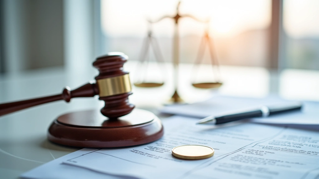 Immagine astratta che rappresenta documenti legali e accordi.